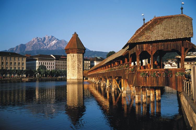 Švýcarsko - Lucern - Kapellbrücke