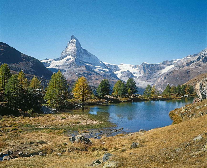 Horskými vlaky po Švýcarsku - Matterhorn  4.478 m n. m.