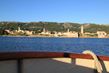 Chorvatsko - Rab - pohled z lodi na město Rab